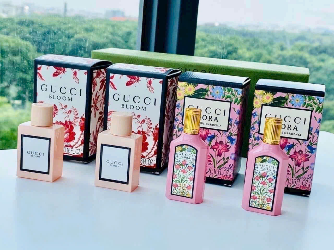 Bộ 4 Chai Nước Hoa Gucci Mini 5ml Cực Kỳ Sang Trọng
