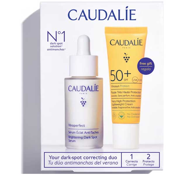 Set Serum Trị Nám, Tàn Nhang Caudalie + Tặng Kem Chống Nắng SPF 50