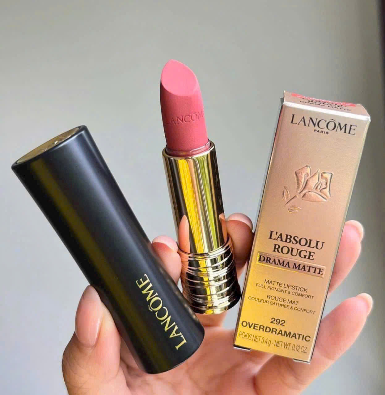 Son Lancôme Matte Lì 292 Vỏ Đen